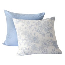 Corinth Reversible Cotton Twill European Pillowcases (Set of 2)